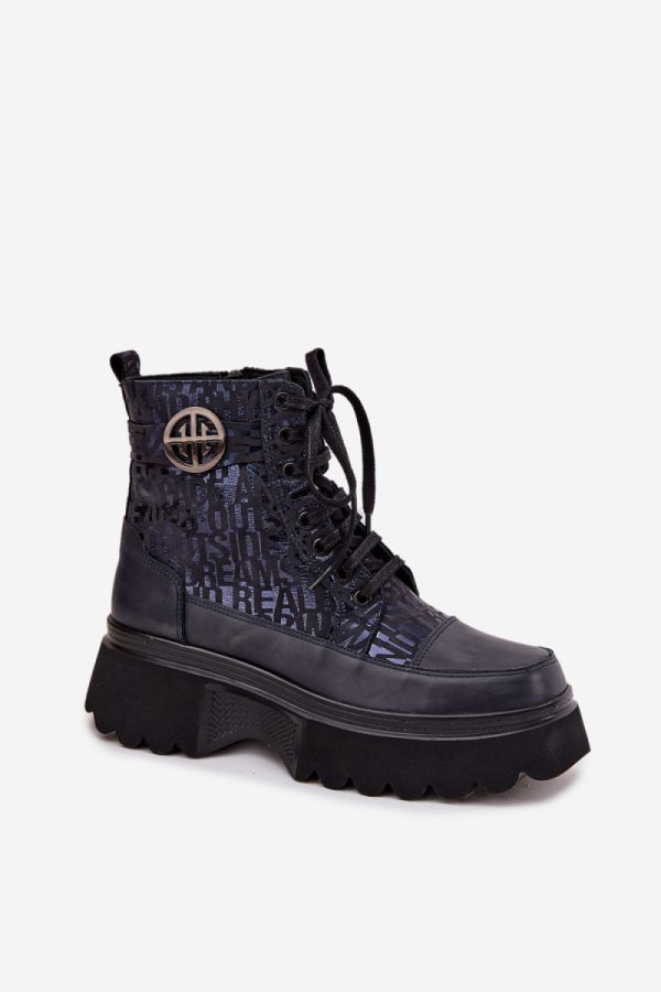 Platform boots model 222950 Step in style