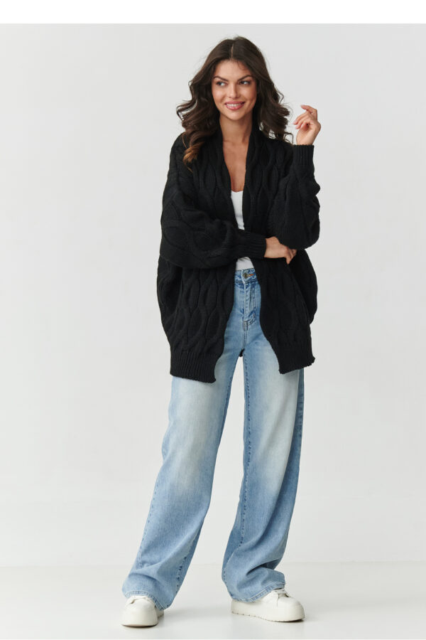 Cardigan model 217407 Makadamia