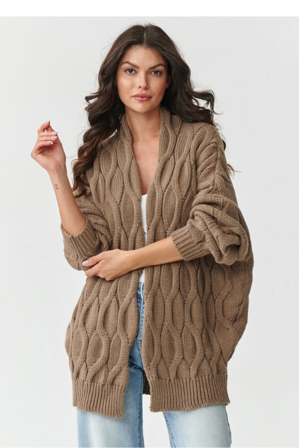 Cardigan model 217408 Makadamia