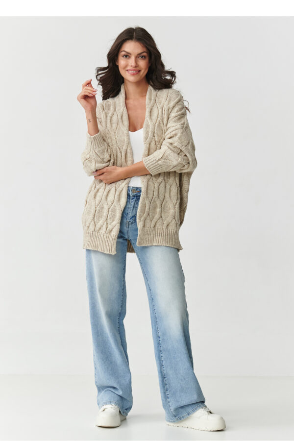 Cardigan model 217409 Makadamia