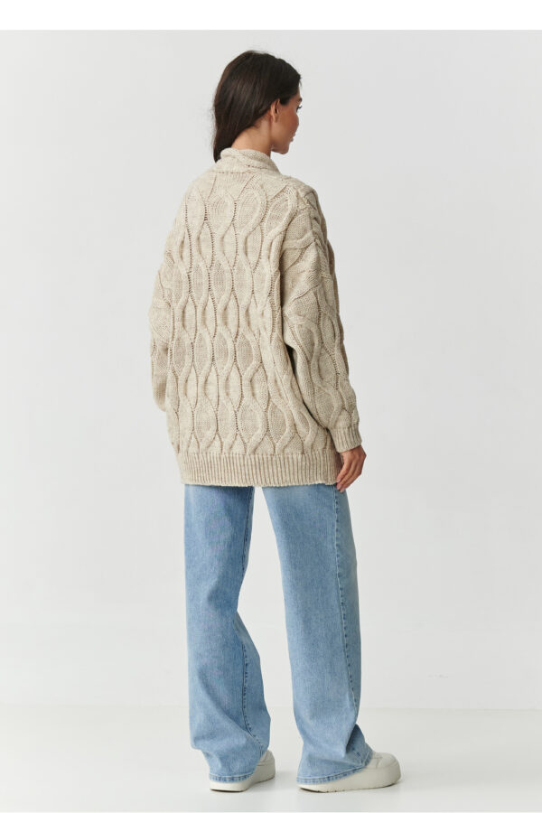 Cardigan model 217409 Makadamia