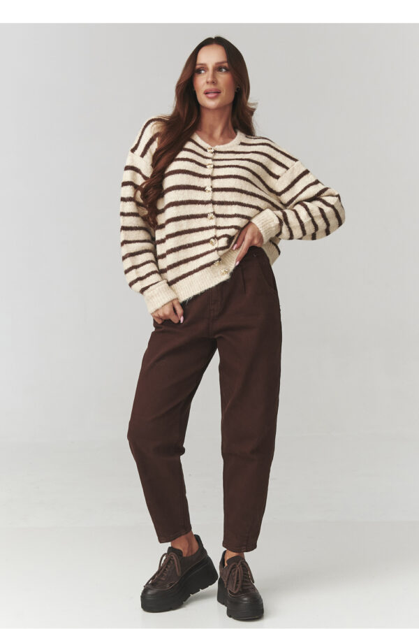 Cardigan model 220765 Makadamia