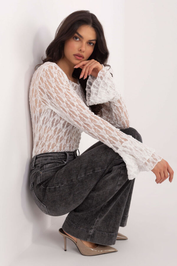 Lace blouse model 222450 Italy Moda