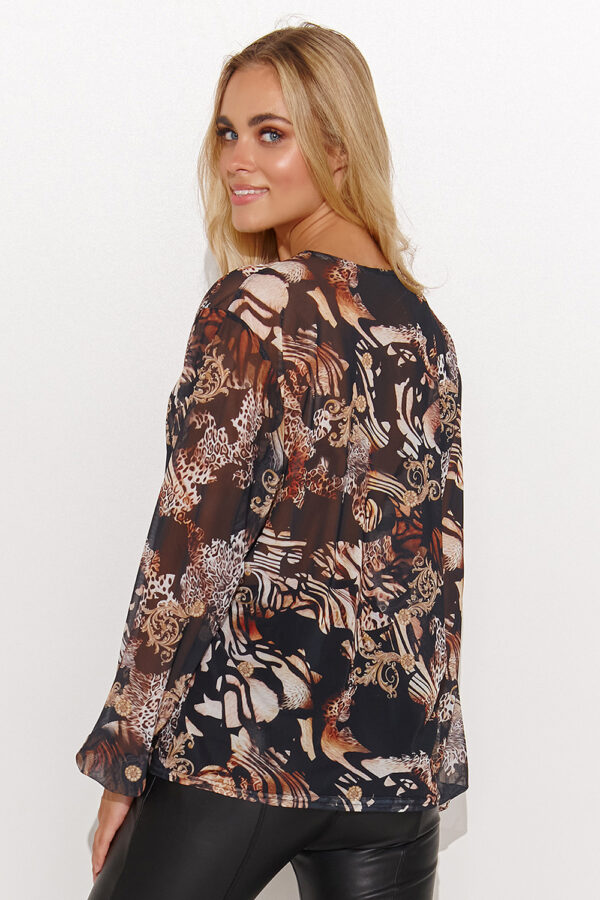 Blouse model 184381 Makadamia