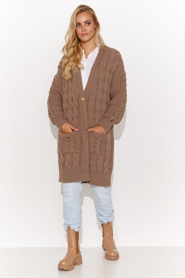 Cardigan model 184393 Makadamia