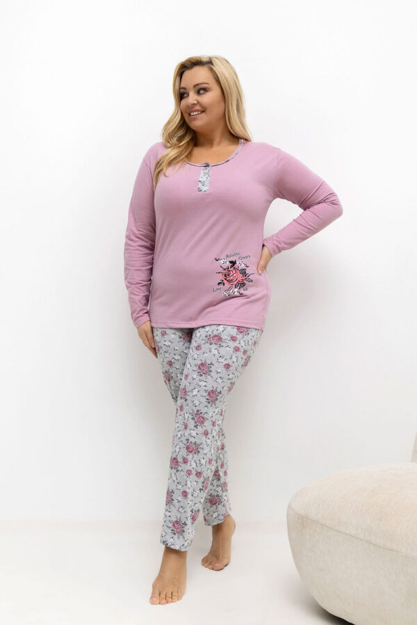 1103122 Plus Size Pajamas model 221188 Forever Pink