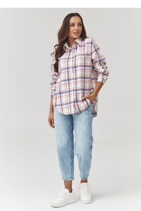Long sleeve shirt model 223230 Makadamia