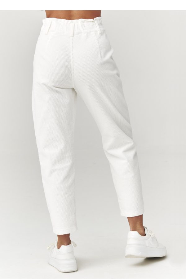 1110130 corduroy trousers model 223242 Makadamia