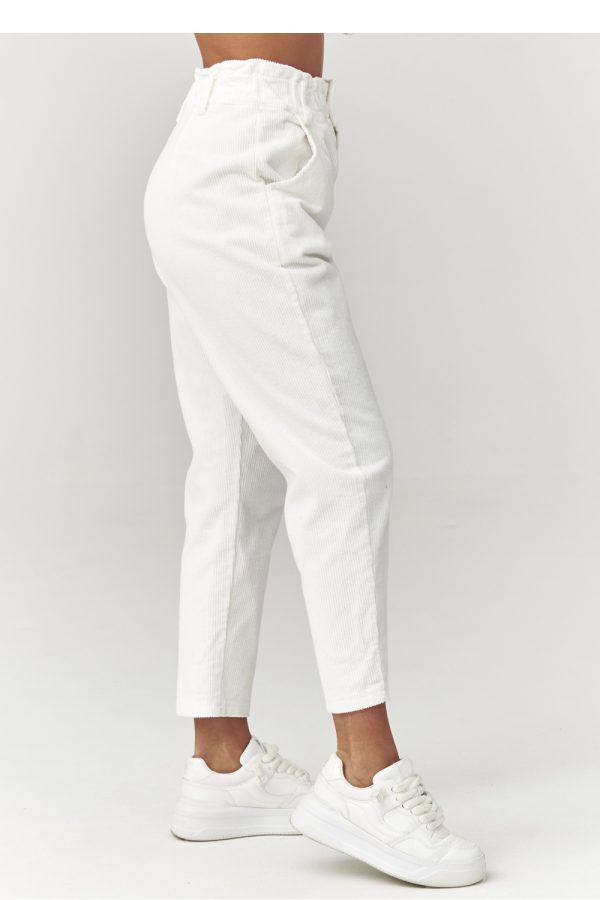 1110131 corduroy trousers model 223242 Makadamia