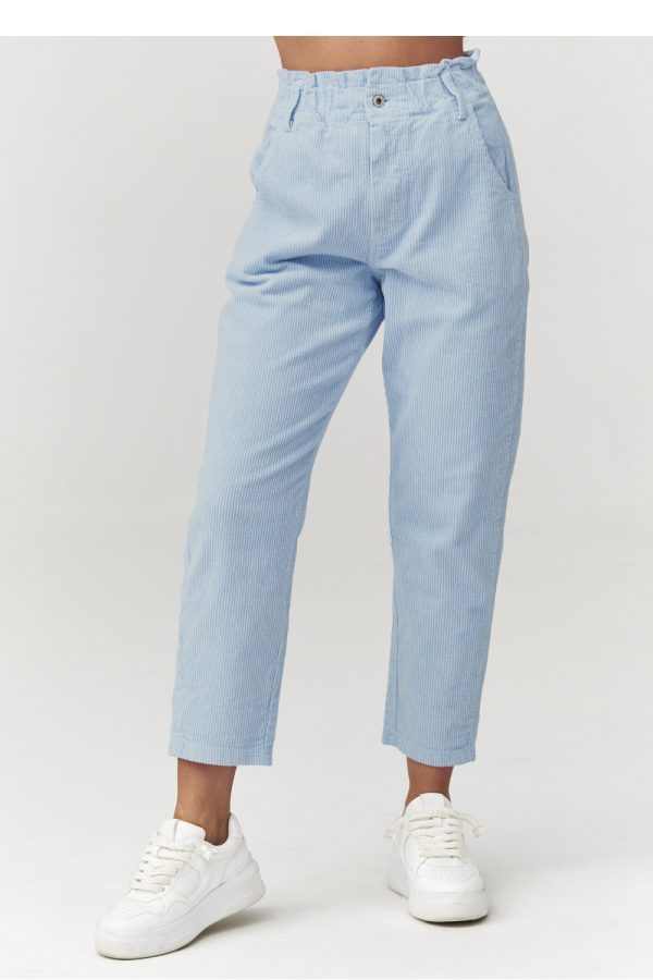 corduroy trousers model 223244 Makadamia